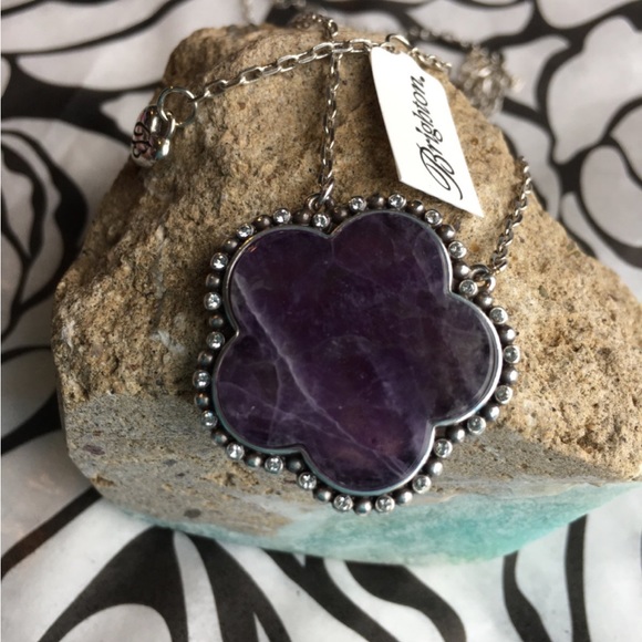 Amethyst Twinkle La Flor Necklace Brighton NWT - Picture 2 of 6